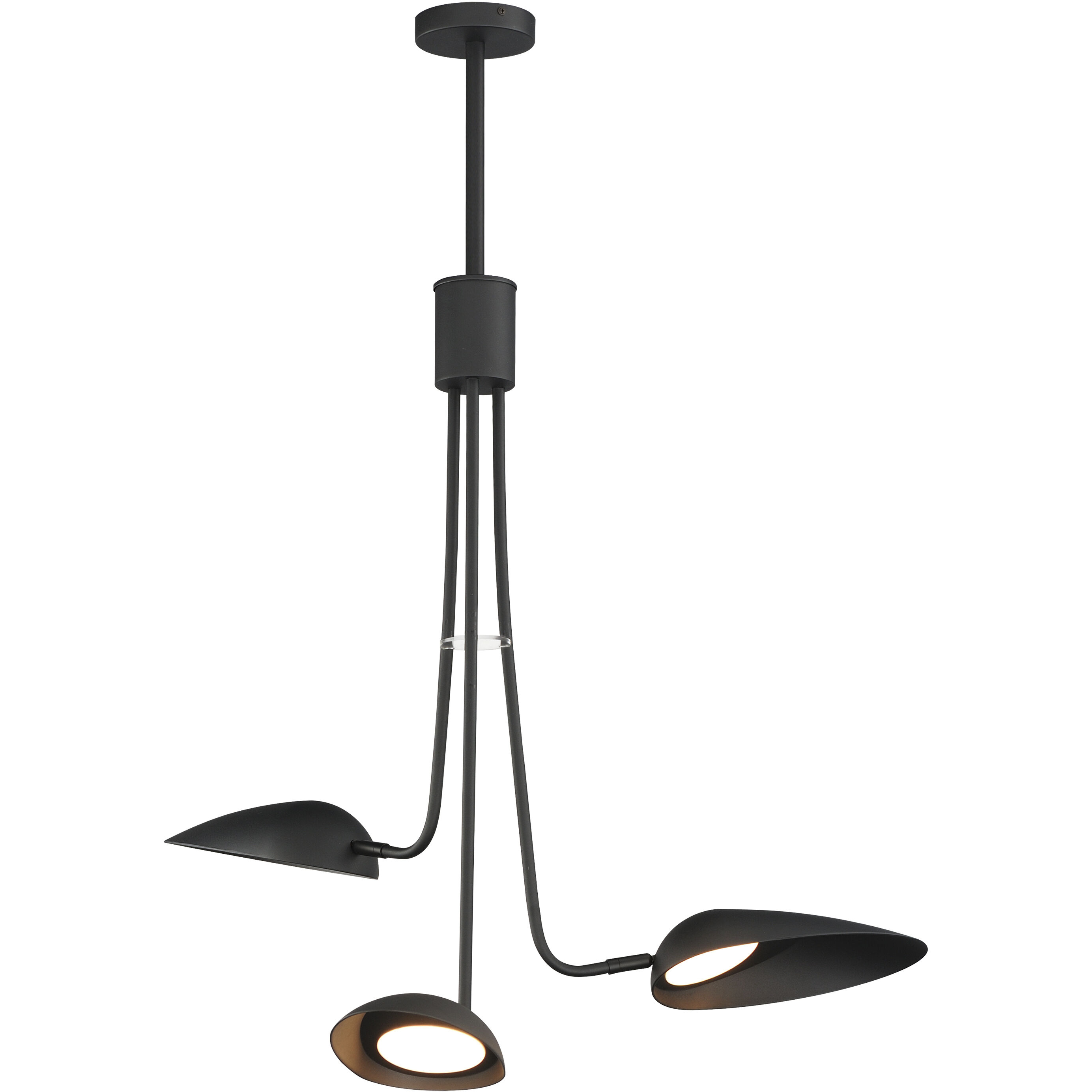 Marsh LED 28 inch Black Single Pendant Ceiling Light