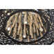 Inca 9 Light 23.5 inch Bronze Flush Mount Ceiling Light
