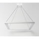Rotator LED 27.5 inch Matte White Single Pendant Ceiling Light