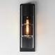 Smokestack LED 20 inch Black Outdoor Wall Mount
