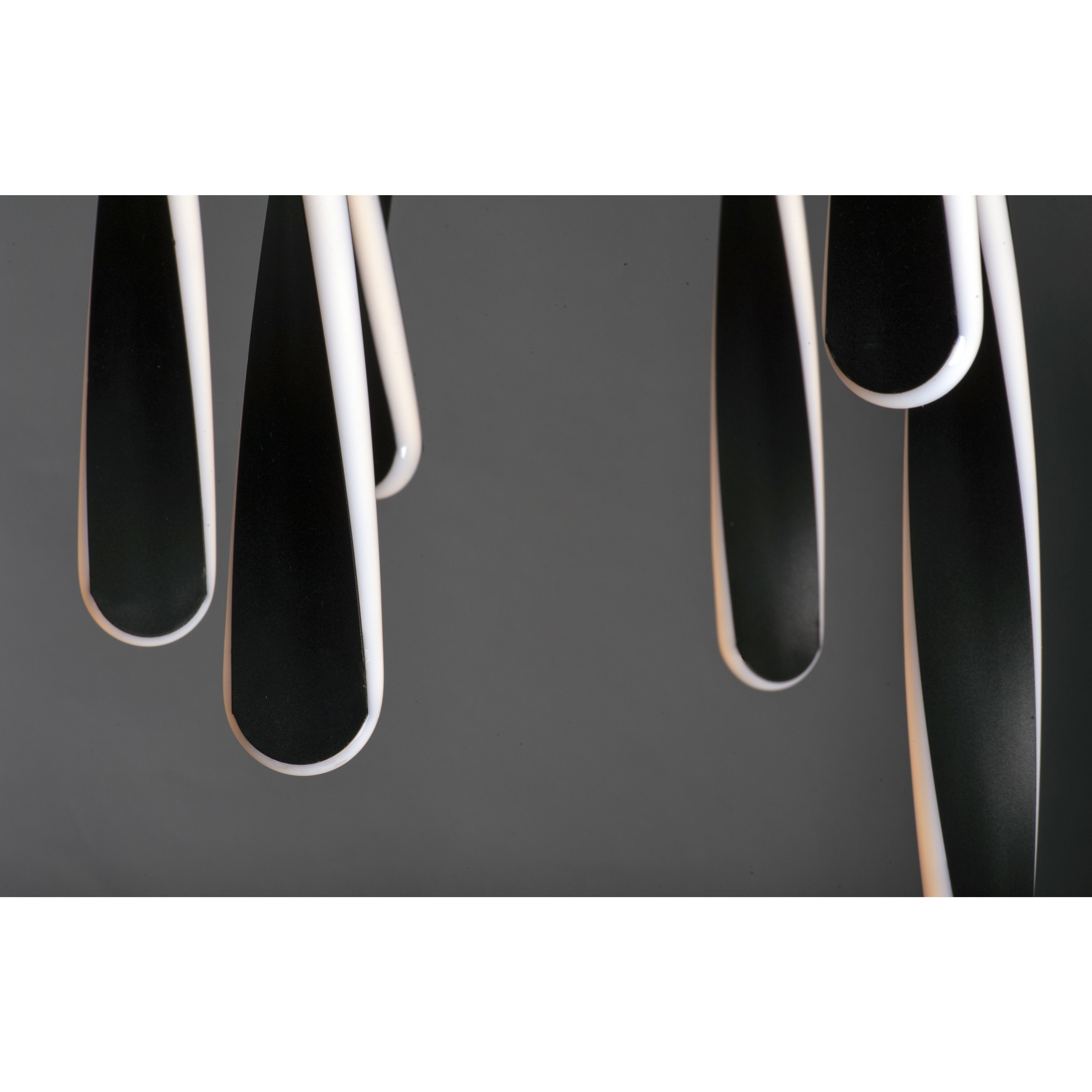 Pirouette LED 16 inch Black Multi-Light Pendant Ceiling Light