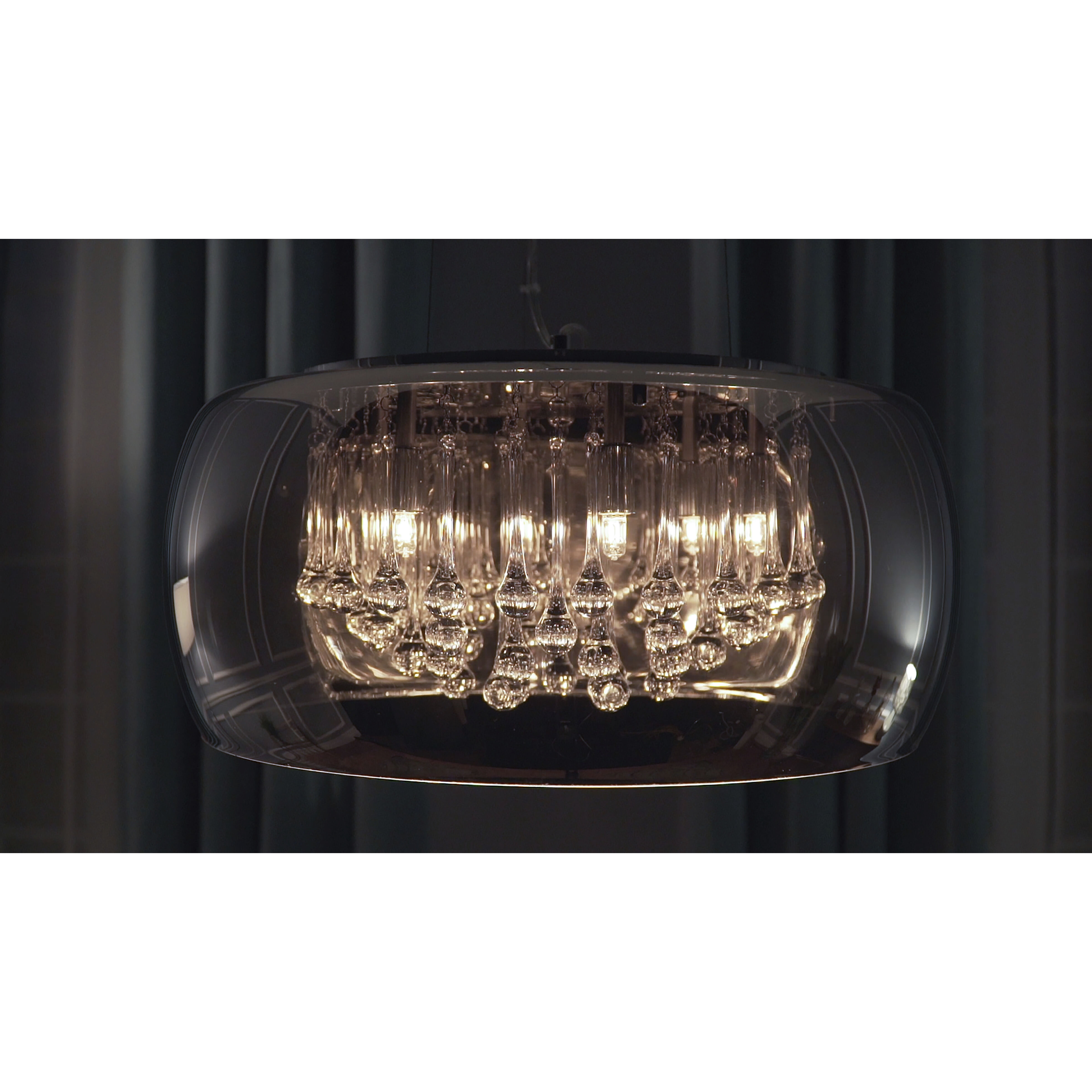 Sense 5 Light 15.75 inch Polished Chrome Flush Mount Ceiling Light