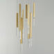 Diaphane LED 15 inch Gold Multi-Light Pendant Ceiling Light