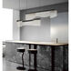 Sonata LED 47.25 inch Black Linear Pendant Ceiling Light
