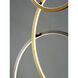 Union LED 4.75 inch Multi-Plated Multi-Light Pendant Ceiling Light