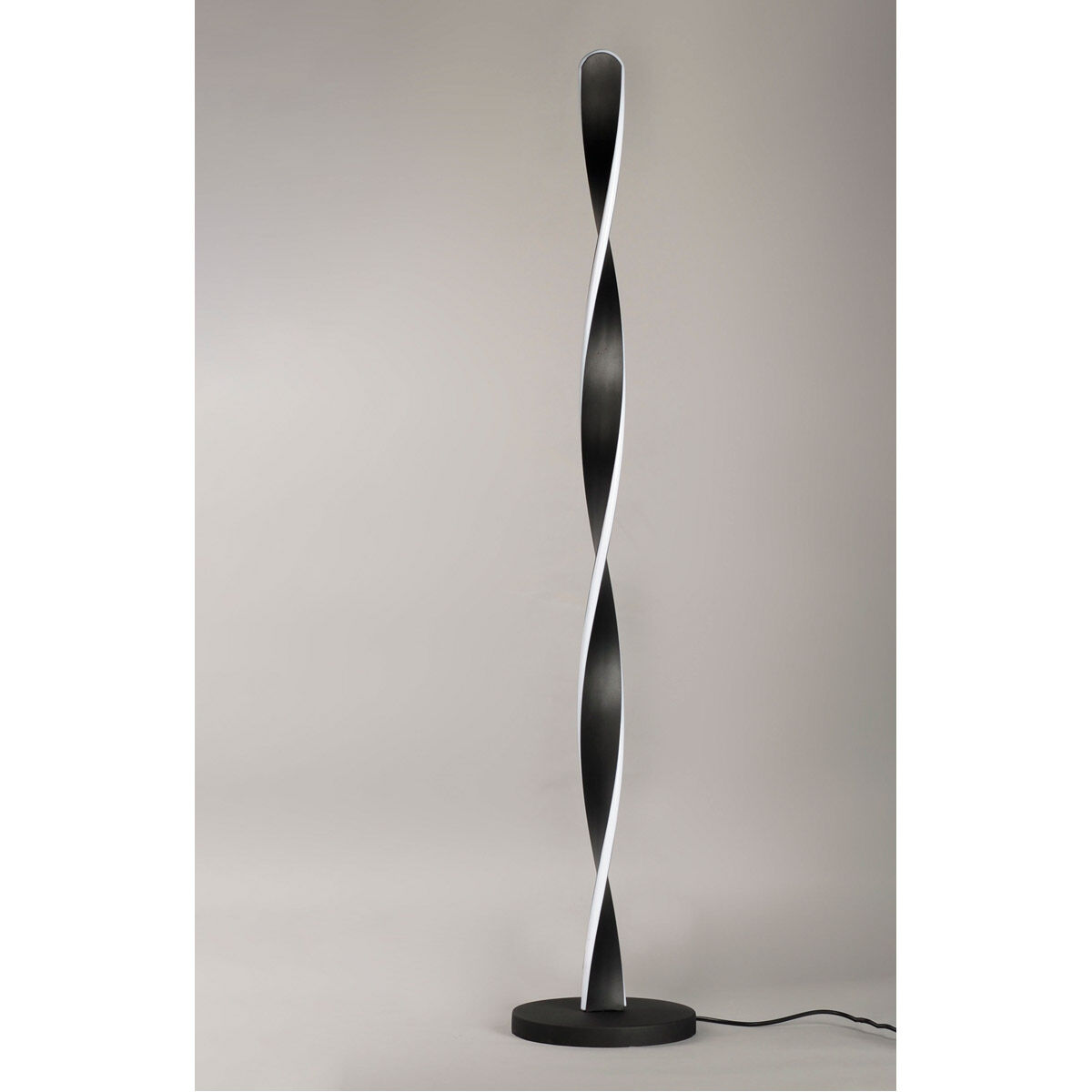 Pirouette 48 inch 40 watt Black Floor Lamp Portable Light
