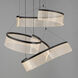Sonata LED 32.25 inch Black Multi-Light Pendant Ceiling Light