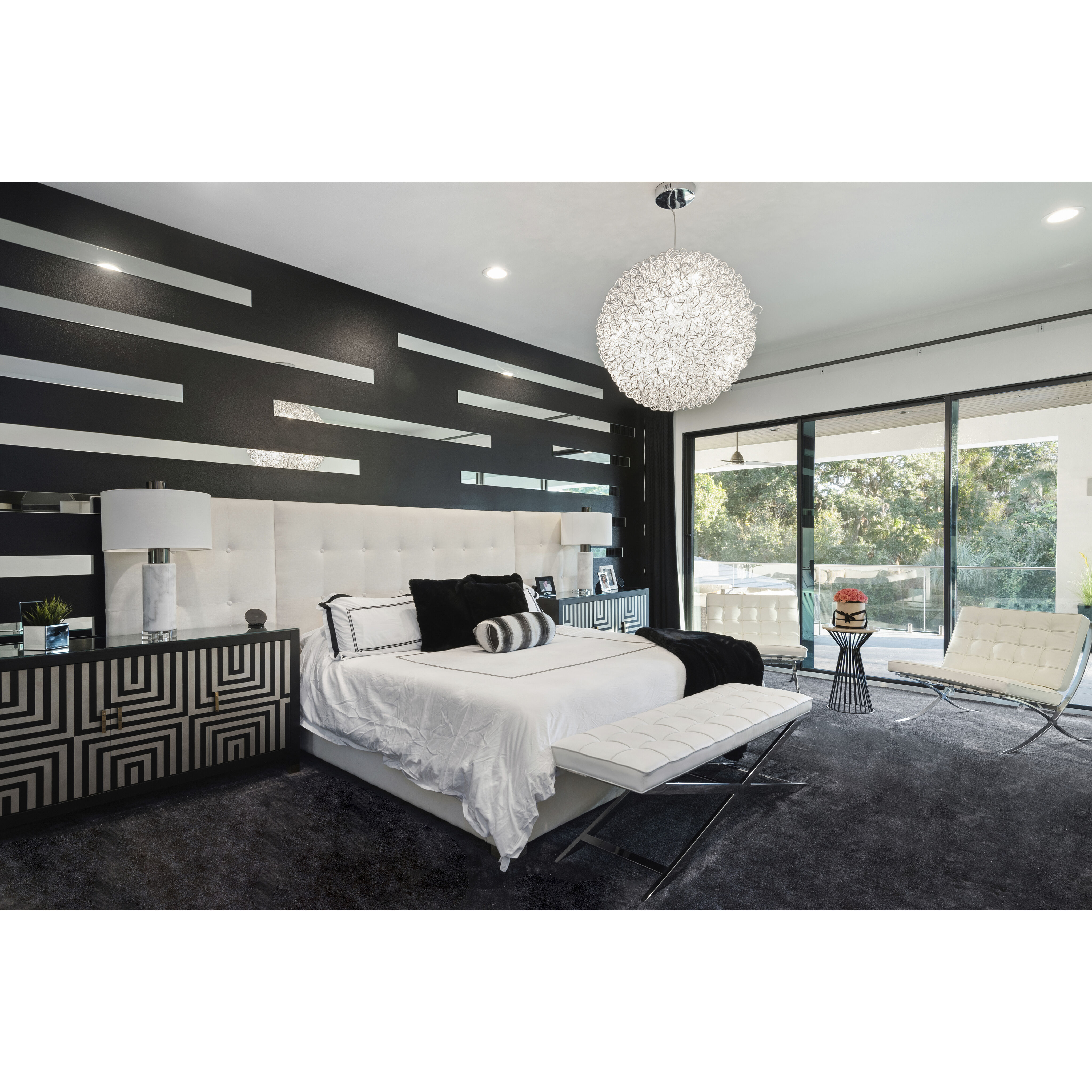 Dazed LED 31.5 inch Polished Chrome Single Pendant Ceiling Light