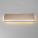 Embosse LED 24 inch Polished Bronze Bath Vanity Wall Light