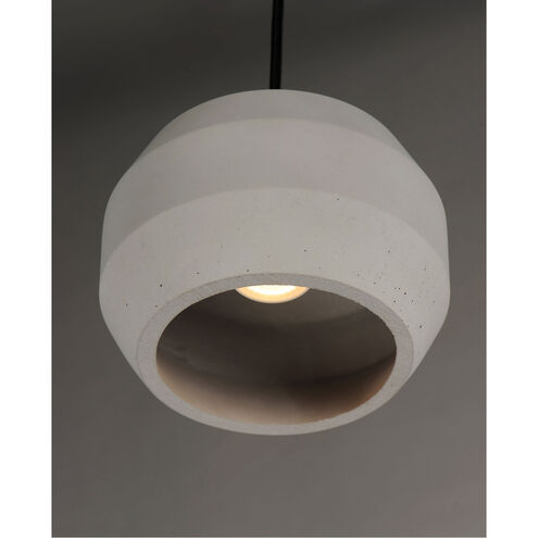 Hive LED 7.75 inch Gray Single Pendant Ceiling Light