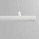 Continuum LED 47 inch White Linear Pendant Ceiling Light