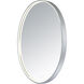 Mirror 29.5 X 23.75 inch Brushed Aluminum LED Mirror