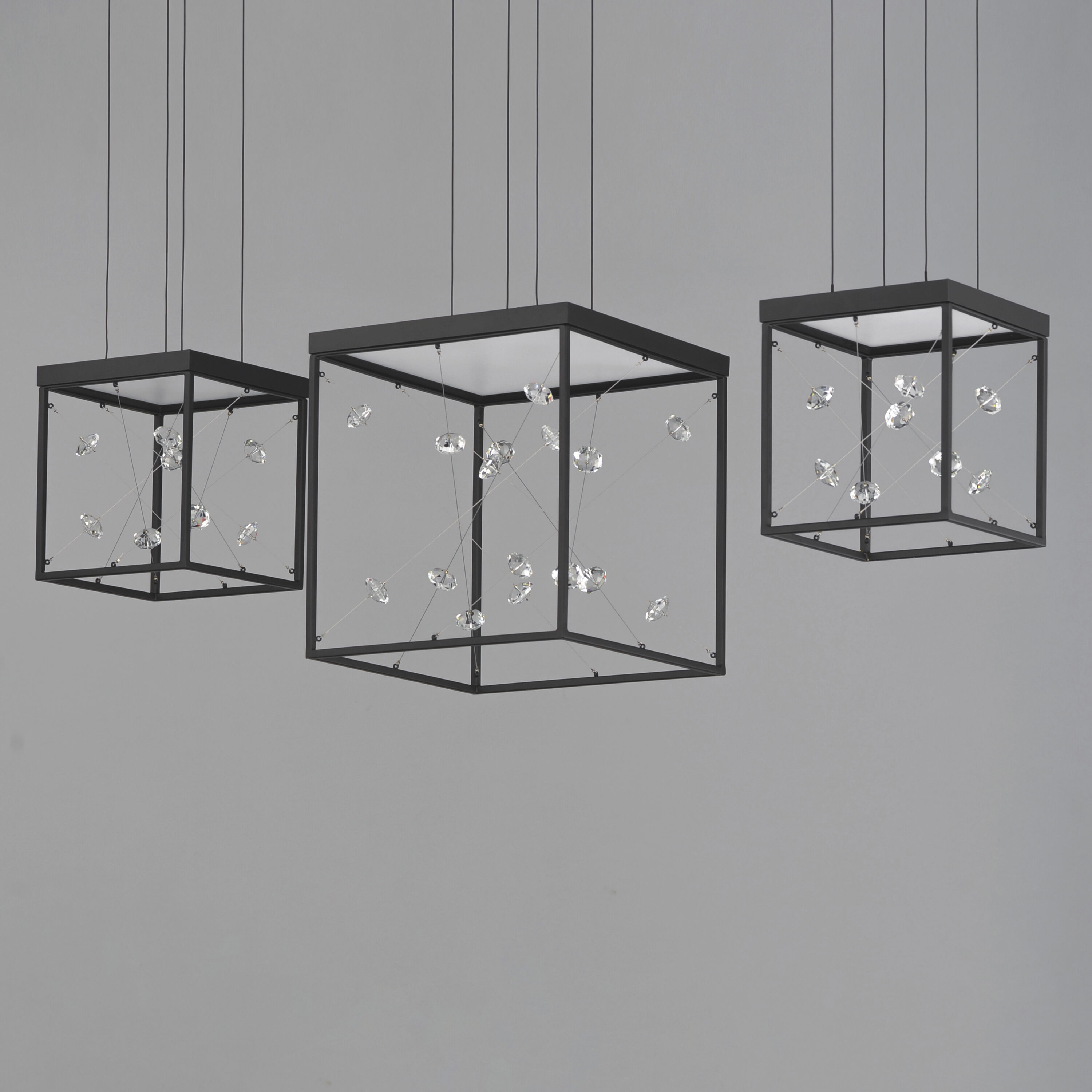 Entanglement LED 41.75 inch Black Linear Pendant Ceiling Light