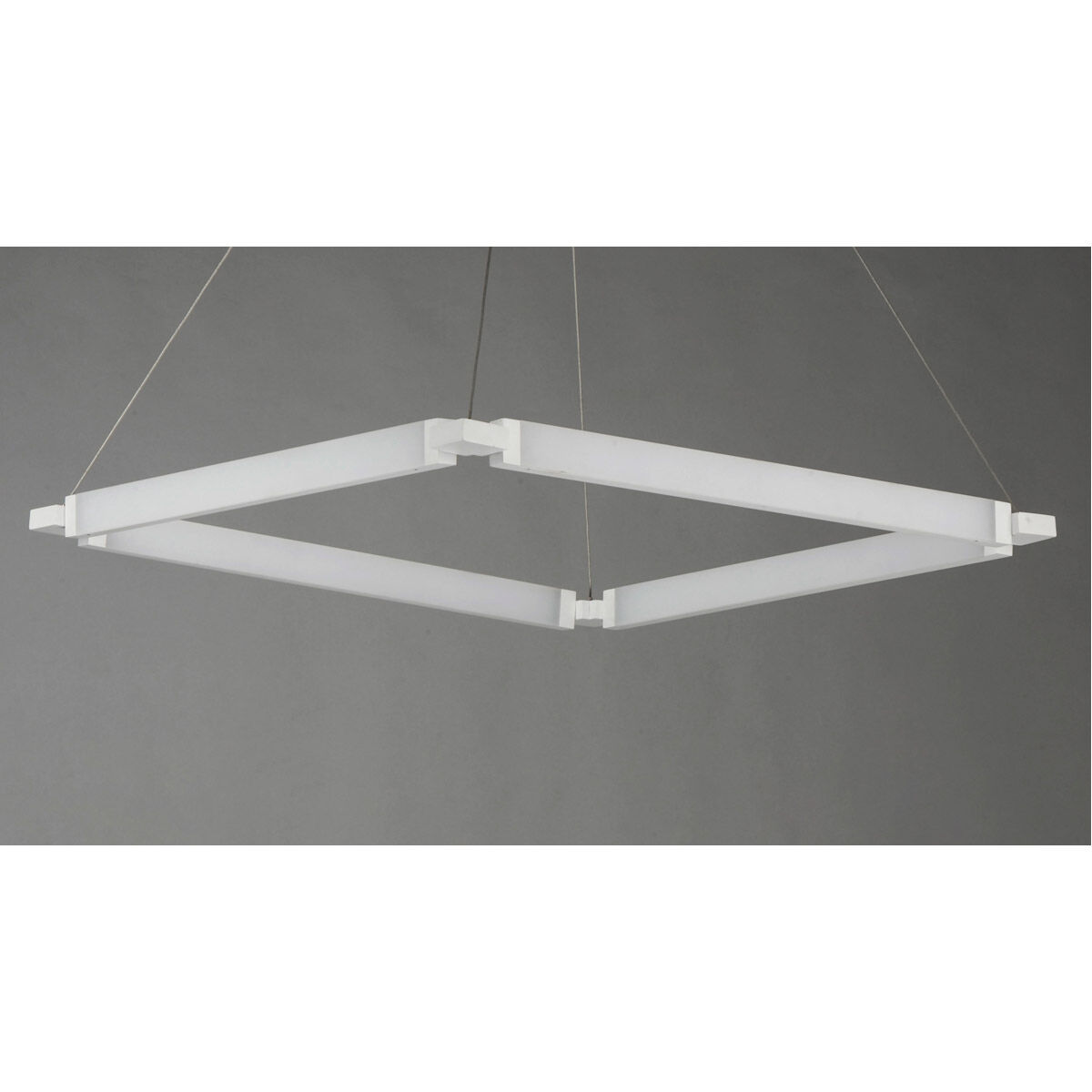 Rotator LED 27.5 inch Matte White Single Pendant Ceiling Light