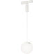 Continuum 1 Light 120-277 White Track Light Ceiling Light