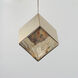 Ice Cube LED 7 inch French Gold Single Pendant Ceiling Light