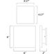 Alumilux Tau LED 6 inch Satin Aluminum Outdoor Wall Mount