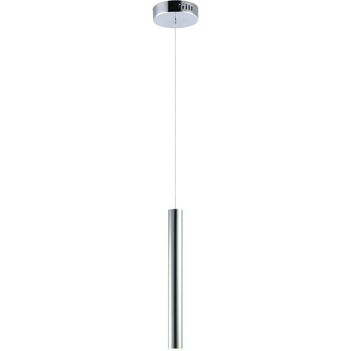 Flute LED 2.5 inch Polished Chrome Mini Pendant Ceiling Light