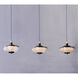 Bella LED 26.5 inch Bronze and Gold Linear Pendant Ceiling Light