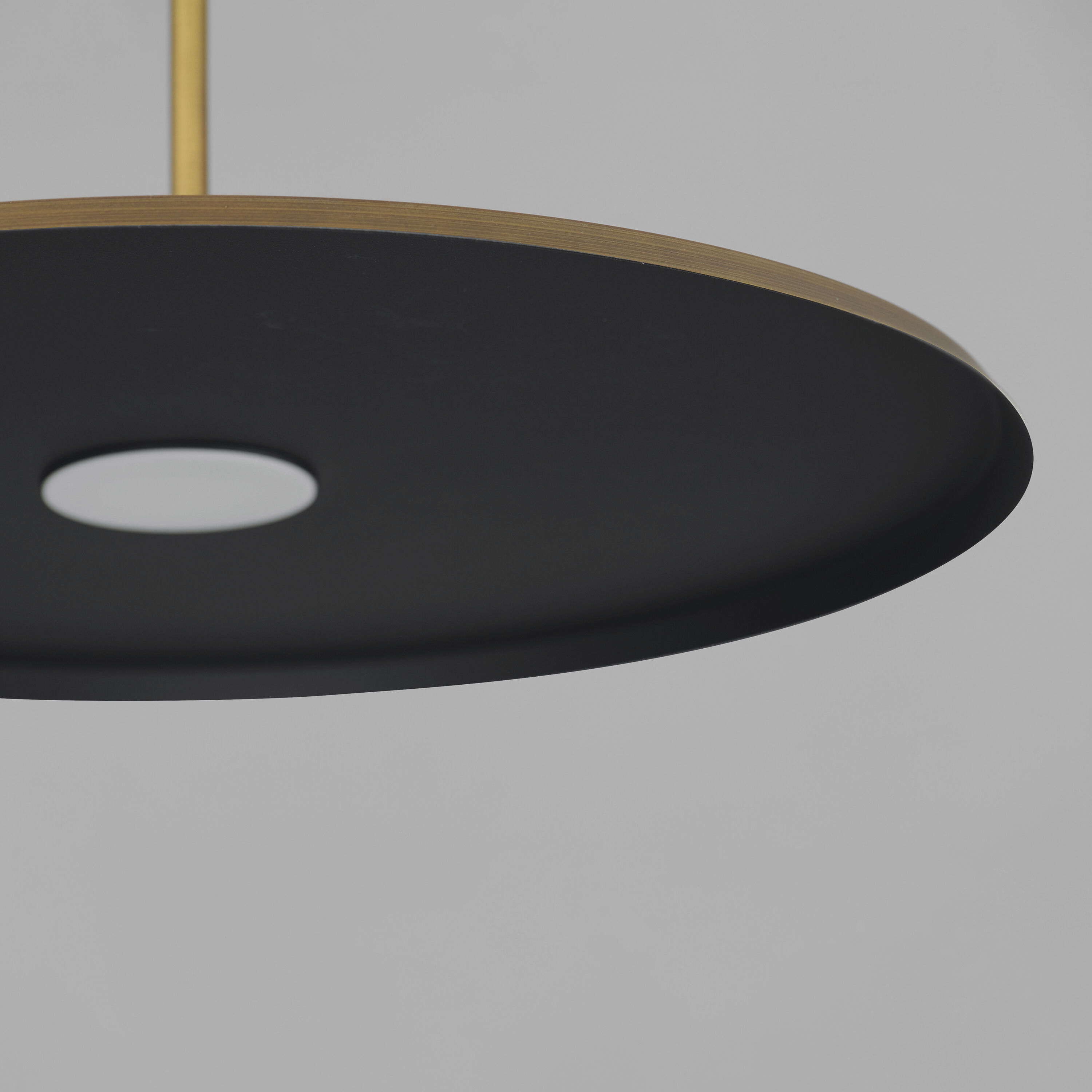 Berliner LED 19.75 inch Antique Brass Single Pendant Ceiling Light