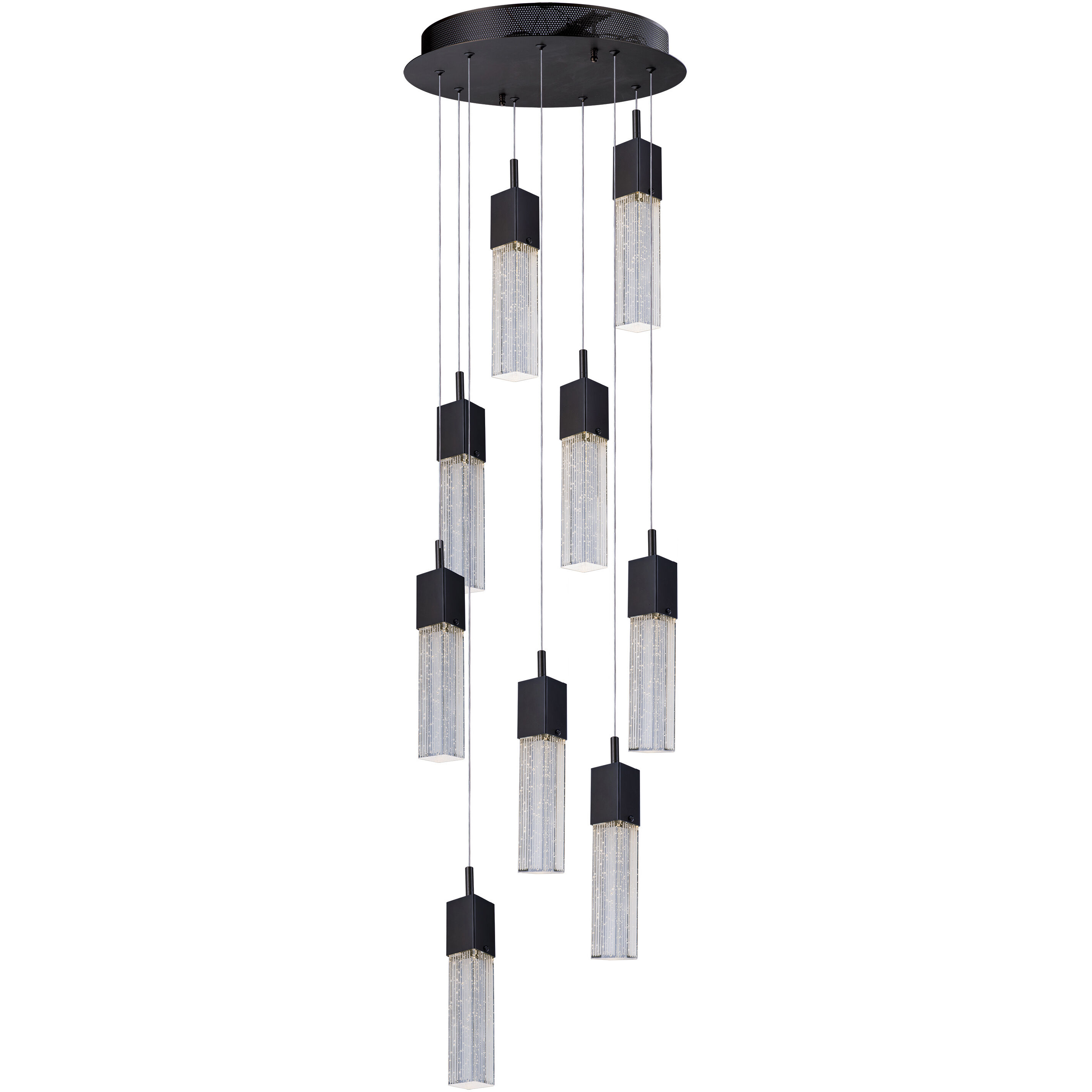 Fizz III Multi-Light Pendant Ceiling Light in Bronze