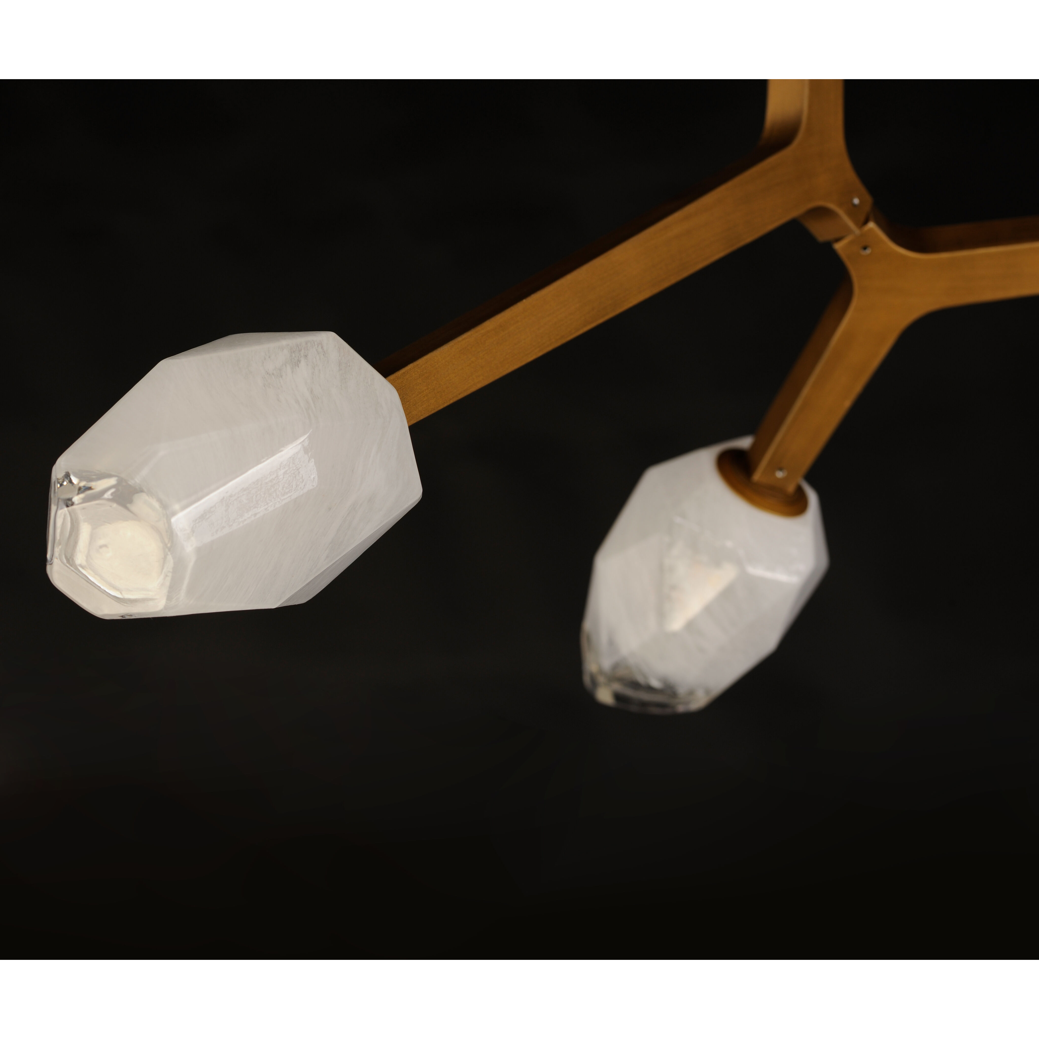 Blossom LED 20 inch Natural Aged Brass Flush Mount Ceiling Light