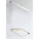 Cyclone LED LED 42.25 inch Matte White Linear Pendant Ceiling Light