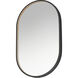 Elisse 32 X 20 inch Black LED Mirror