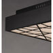 Intersect LED 23.5 inch Black Flush Mount Ceiling Light