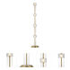 Elysian 69 inch 35 watt Natural Aged Brass Floor Lamp Portable Light