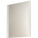 Luminance 30 X 26.75 inch Polished Chrome LED Wall Mirror