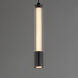 Cortex LED 1.5 inch Black Single Pendant Ceiling Light