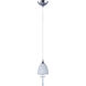 Chute 1 Light Polished Chrome Mini Pendant Ceiling Light