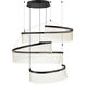 Sonata LED 32.25 inch Black Multi-Light Pendant Ceiling Light