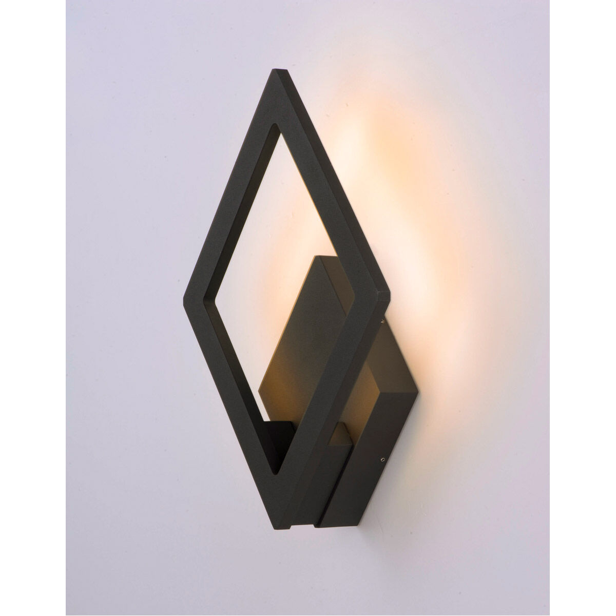 Alumilux Rhombus LED 14.25 inch Bronze Outdoor Wall Sconce