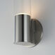 Highball 1 Light 5 inch Satin Nickel ADA Wall Sconce Wall Light in Clear