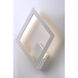Alumilux Rhombus LED 19.25 inch White Outdoor Wall Sconce