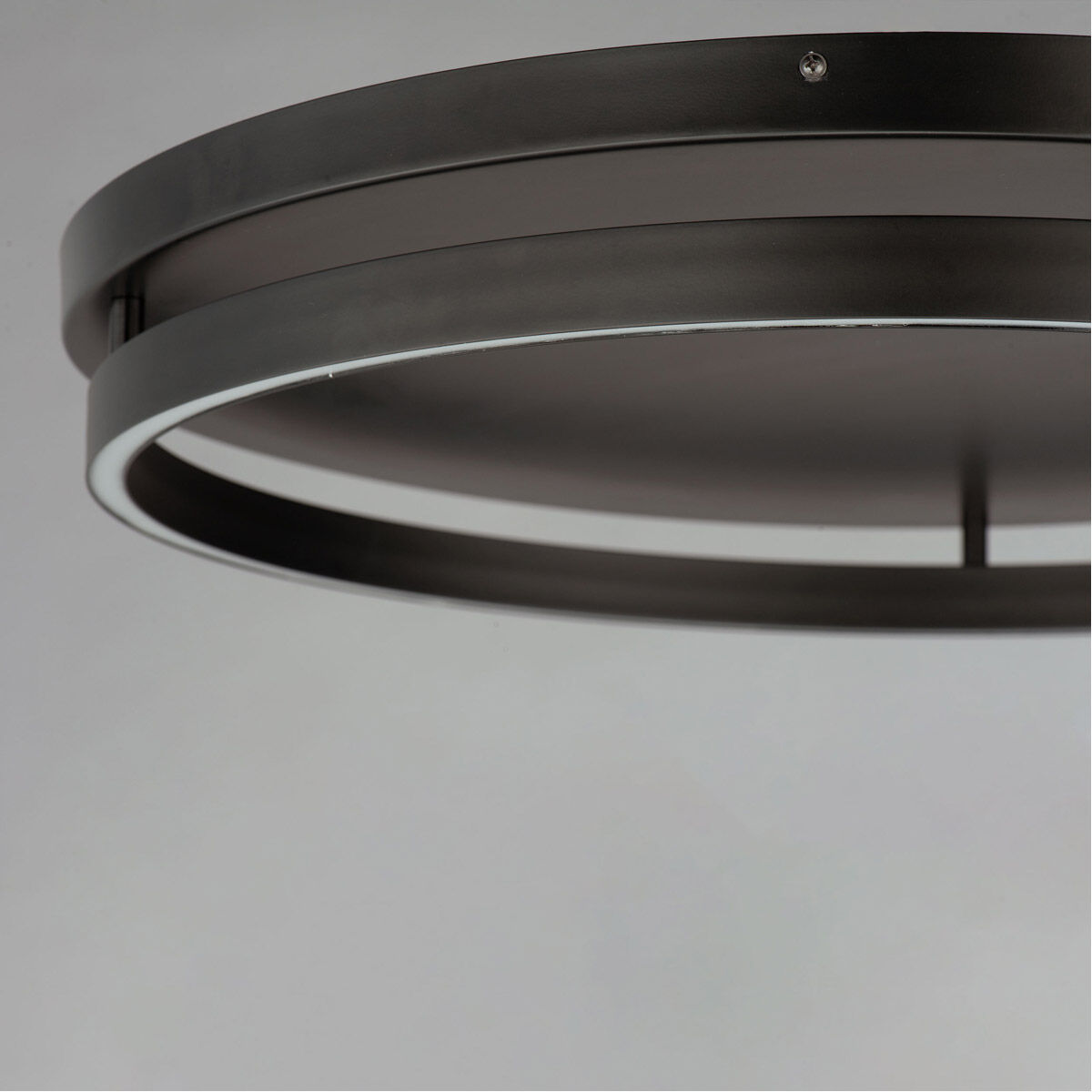 Groove LED 24.5 inch Black Flush Mount Ceiling Light