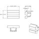 Brink LED 3.25 inch Black Outdoor Wall Mount