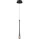 Stillo LED 2 inch Black Mini Pendant Ceiling Light