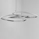 Coaster LED 20.25 inch Polished Chrome Single Pendant Ceiling Light