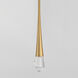 Pierce LED 2.25 inch Gold Single Pendant Ceiling Light