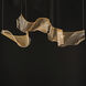 Rinkle LED 16.5 inch French Gold Multi-Light Pendant Ceiling Light