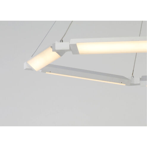 Rotator LED 31.5 inch Matte White Single Pendant Ceiling Light
