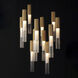 Reeds LED 20.75 inch Gold Multi-Light Pendant Ceiling Light