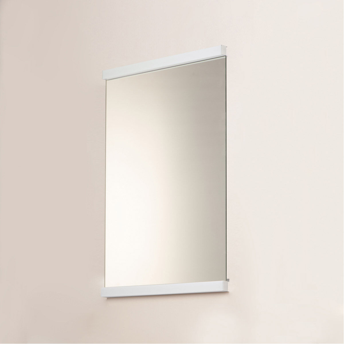 Luminance 32.75 X 24 inch Polished Chrome LED Wall Mirror
