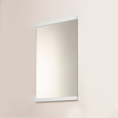 Luminance 32.75 X 24 inch Polished Chrome LED Wall Mirror