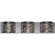 Inca 3 Light 24 inch Bronze Bath Vanity Wall Light