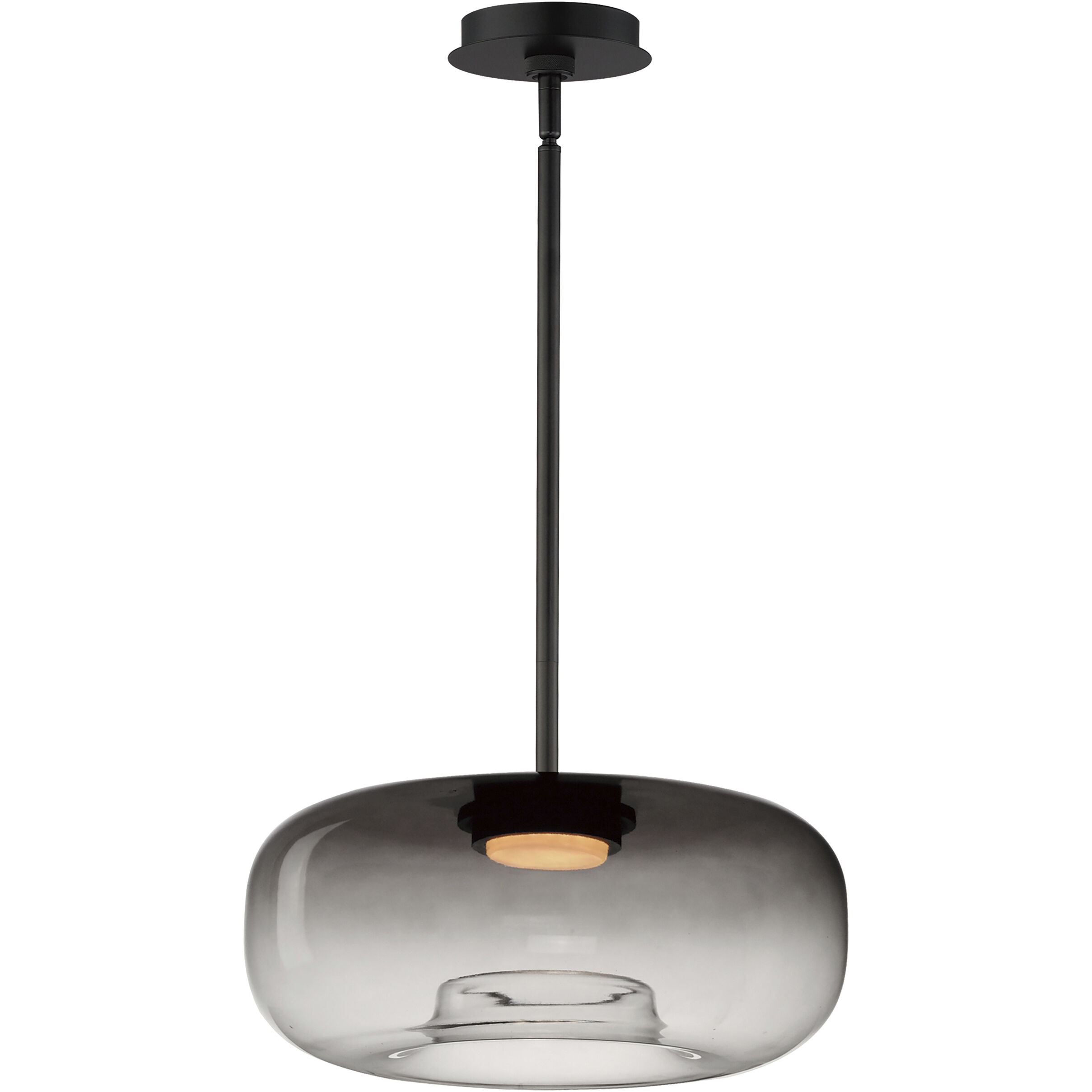 Bombona LED 16 inch Black Single Pendant Ceiling Light