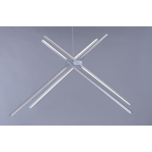 Alumilux Aster LED 44.5 inch Satin Aluminum Multi-Light Pendant Ceiling Light